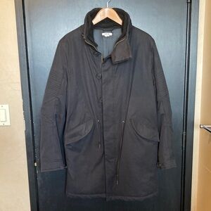 Helmut Lang Astro Mid-length Black Coat/Parka